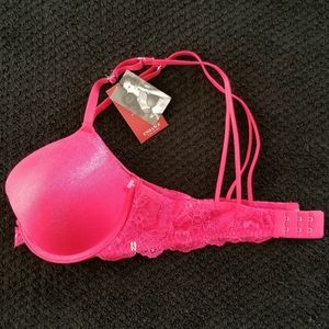 Pink Lacy Bra